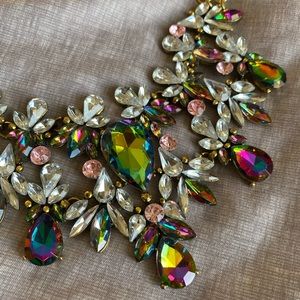 Multicolor statement necklace